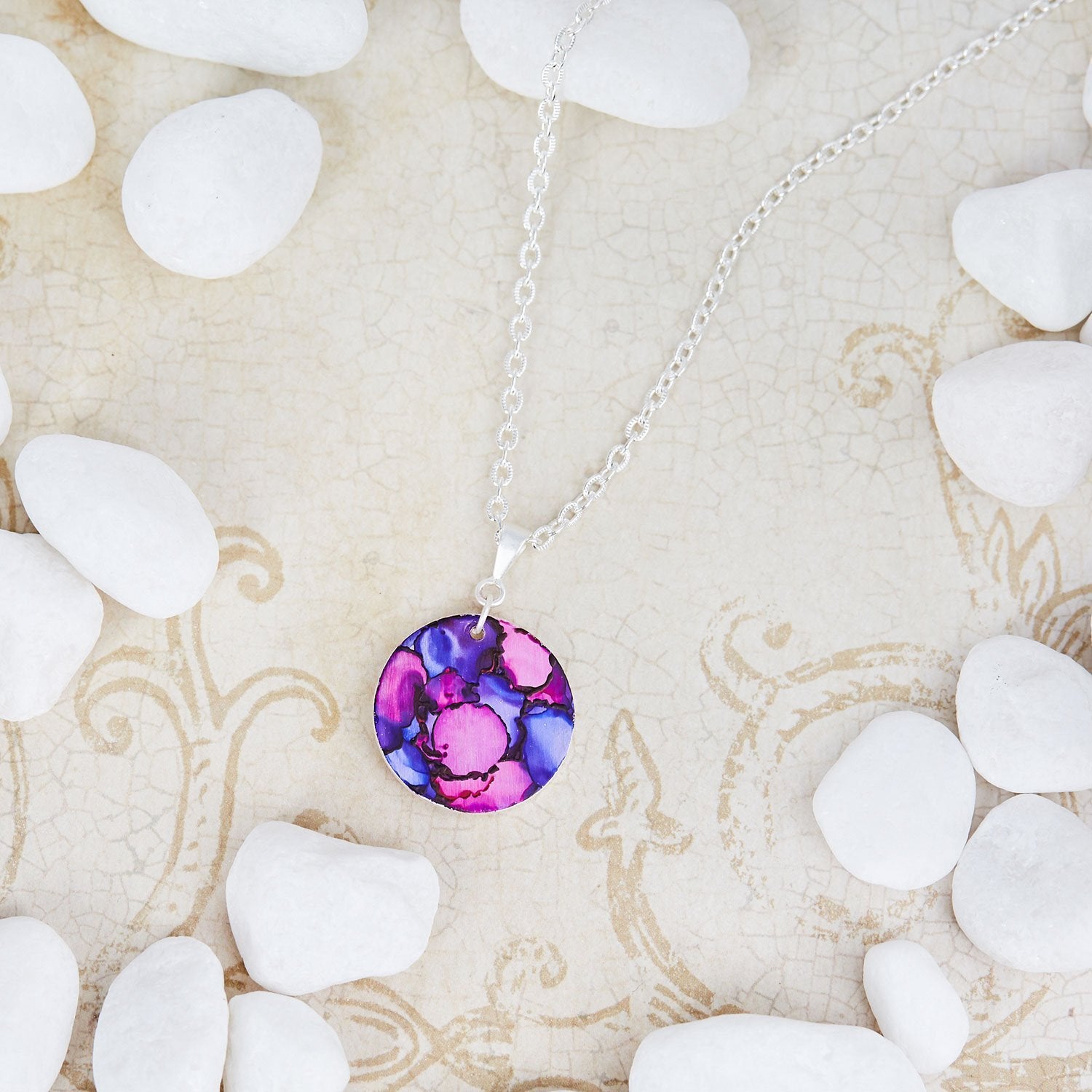 Silver Fine Pendant Necklace - Available in More Colors - Odell Design Studio
