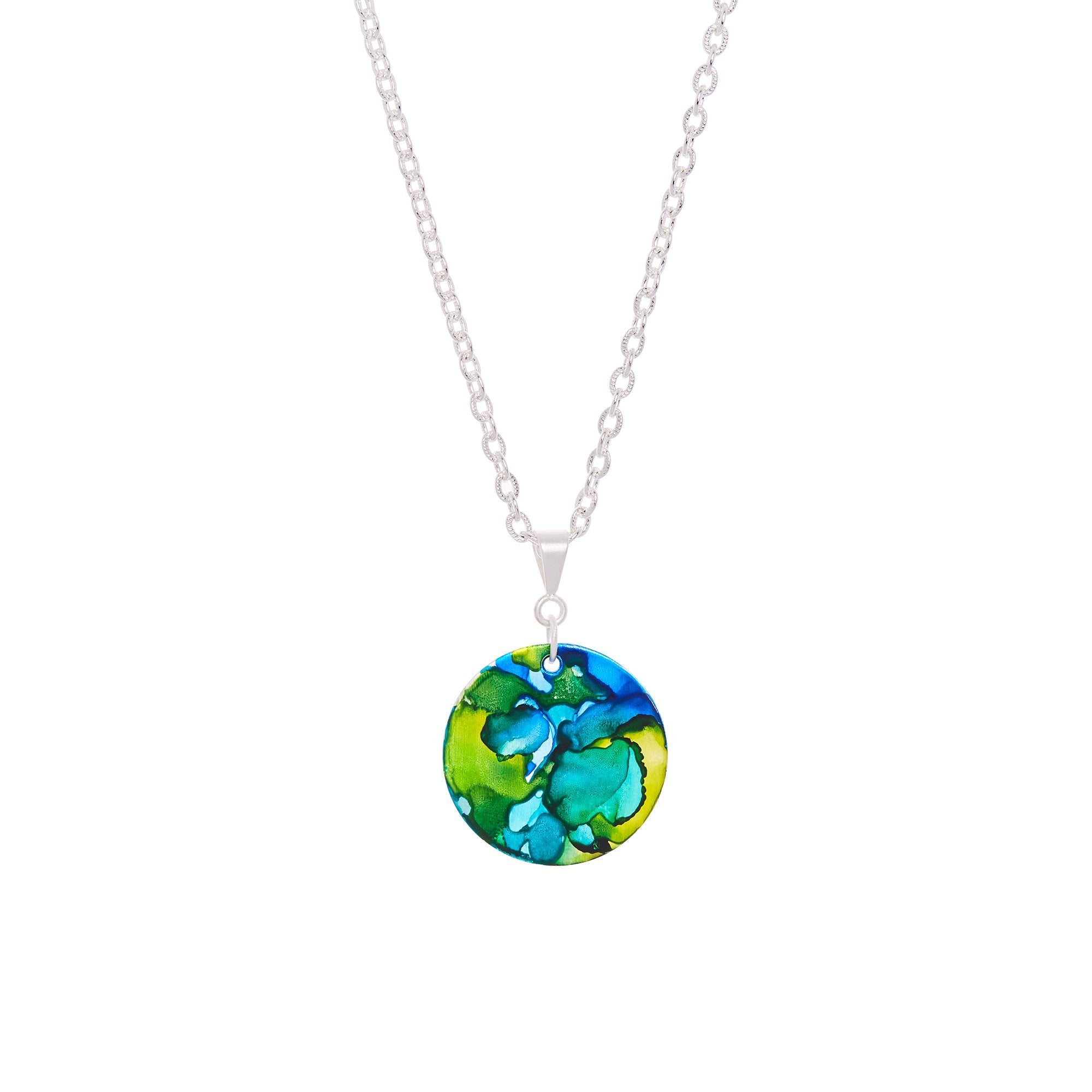 Silver Fine Pendant Necklace - Available in More Colors - Odell Design Studio