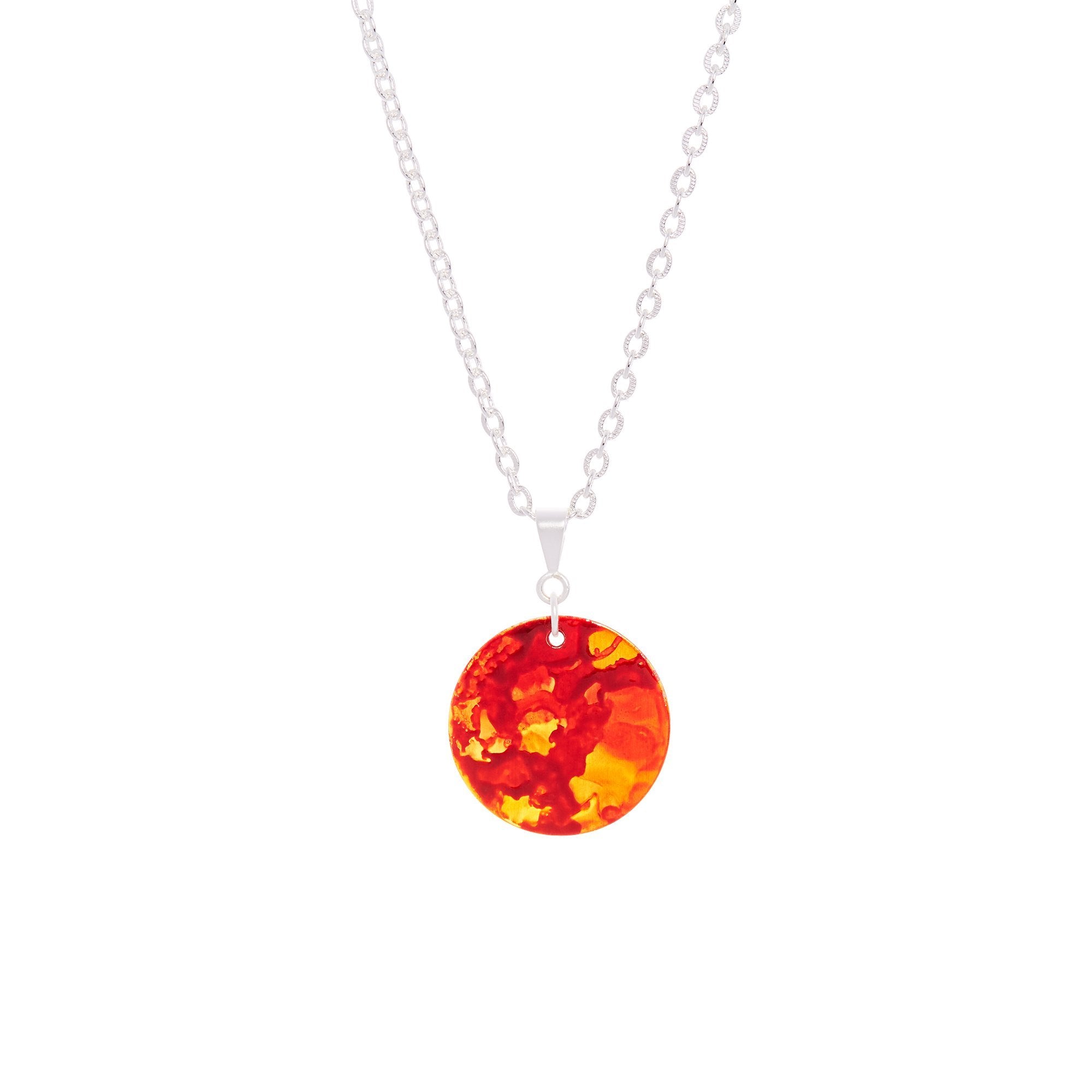Silver Fine Pendant Necklace - Available in More Colors - Odell Design Studio