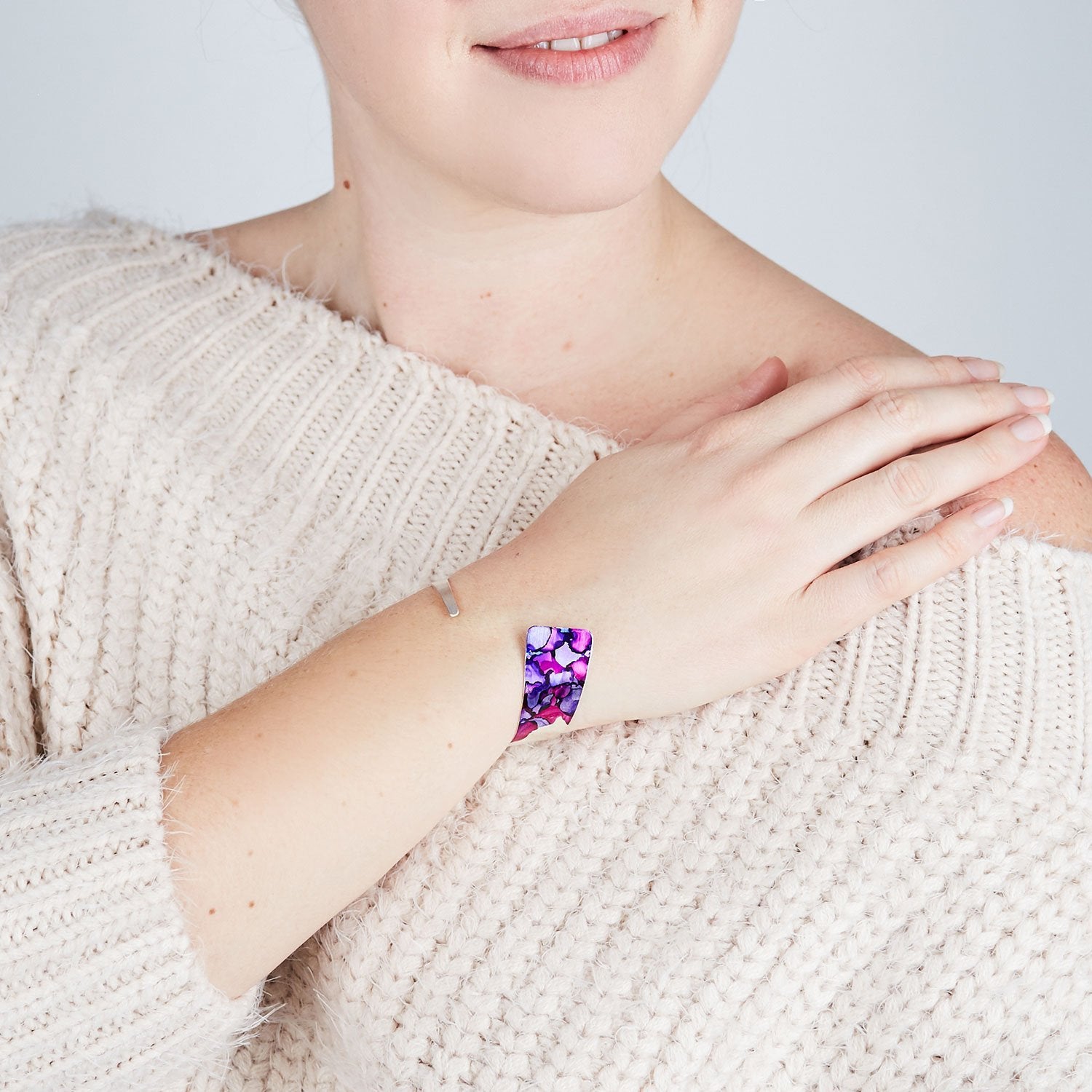 Silver Twisty Cuff - More Colors Available - Odell Design Studio